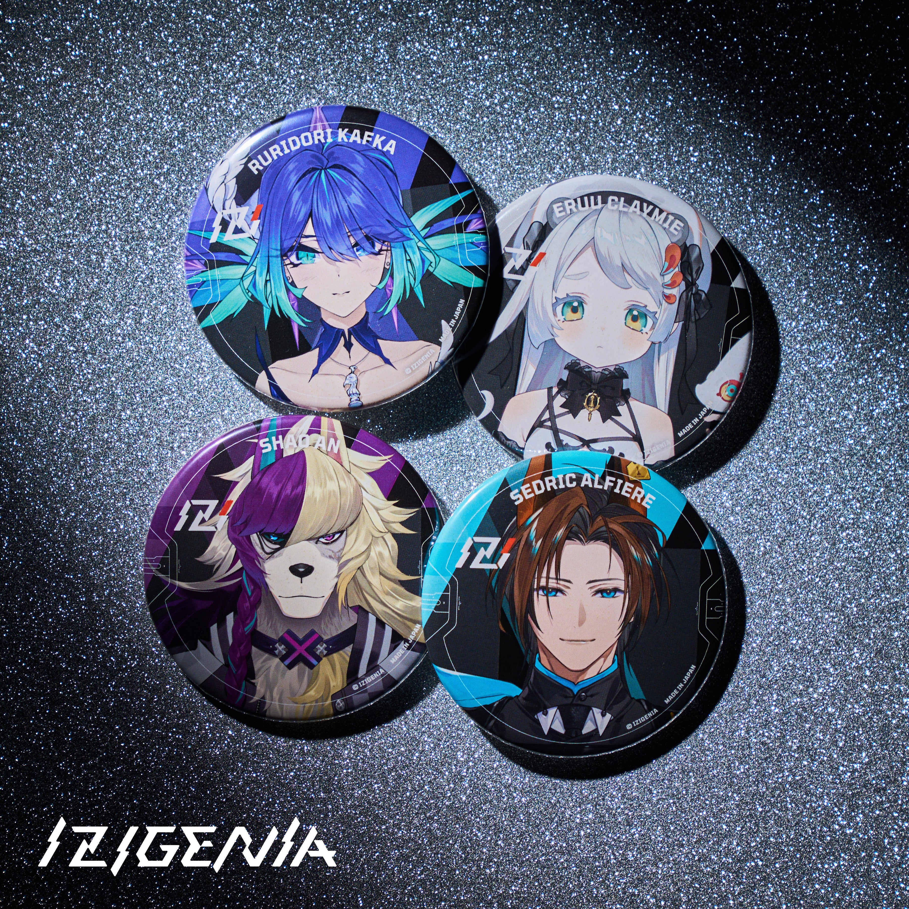 [1st Gen DEBUT] IZIGENIA Button Pin Set