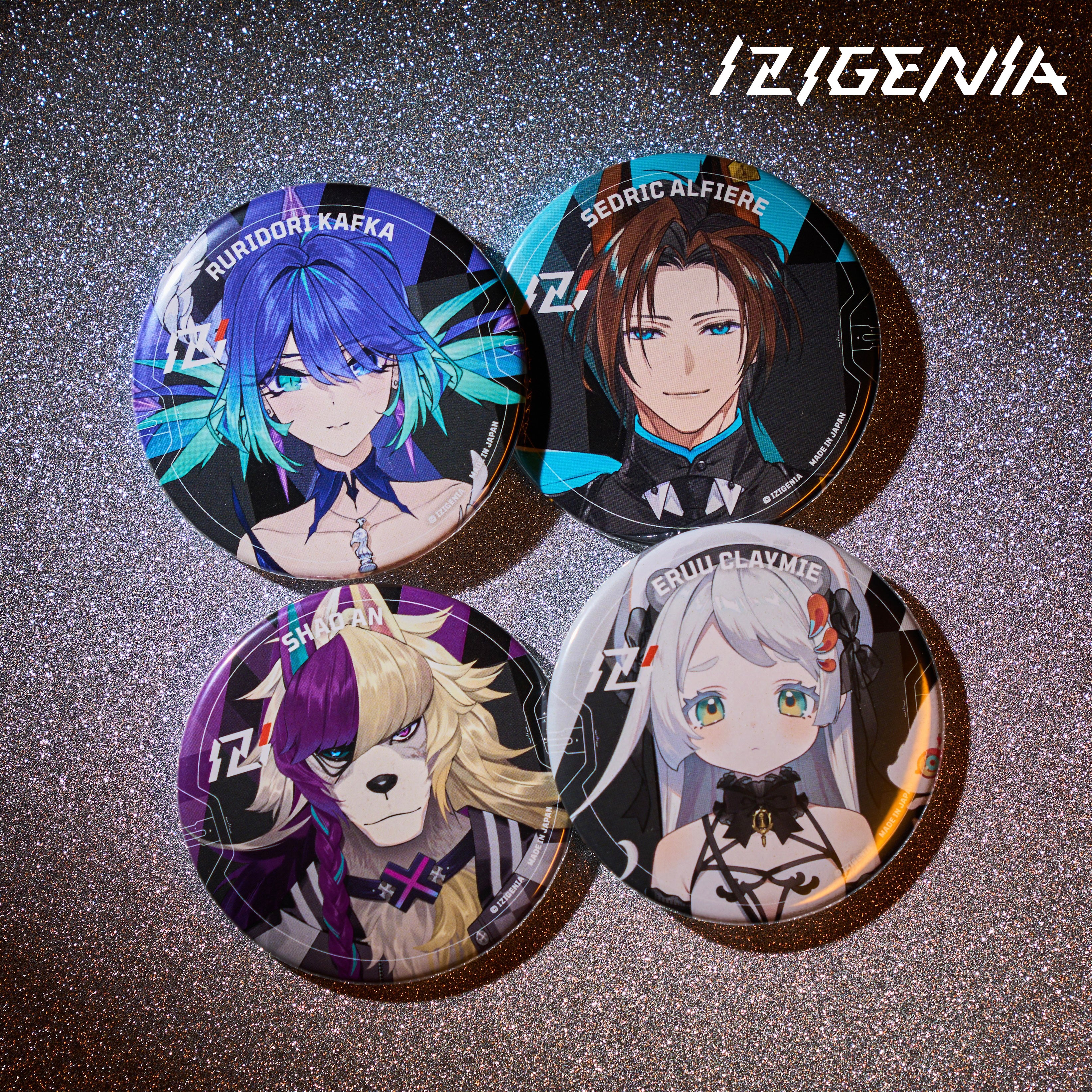 [1st Gen DEBUT] IZIGENIA Button Pin Set
